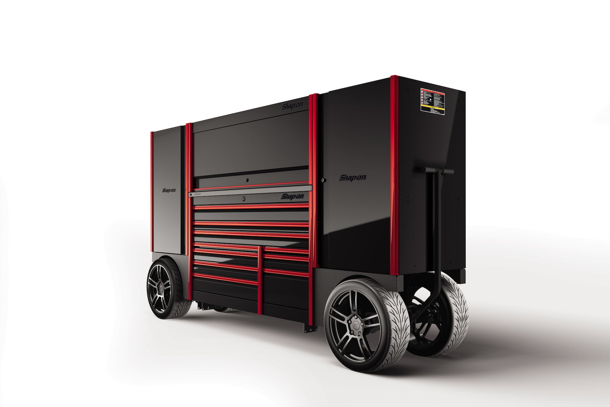 Double-Bank EPIQ™ Utility Vehicle with SpeeDrawer (Gloss Black, Red Trim with Bedliner Top and Fenders) | KEVN68TA7BLU Double-Bank EPIQ™ Utility Vehicle with SpeeDrawer (Gloss Black, Red Trim with Bedliner Top and Fenders) | KEVN68TA7BLU